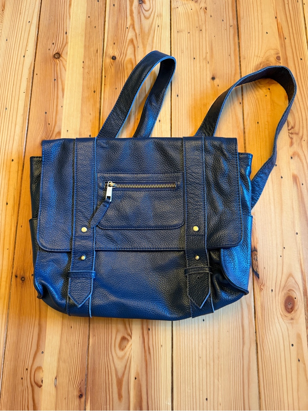 Vere Verto Repetto leather cross over handbag/ backpack